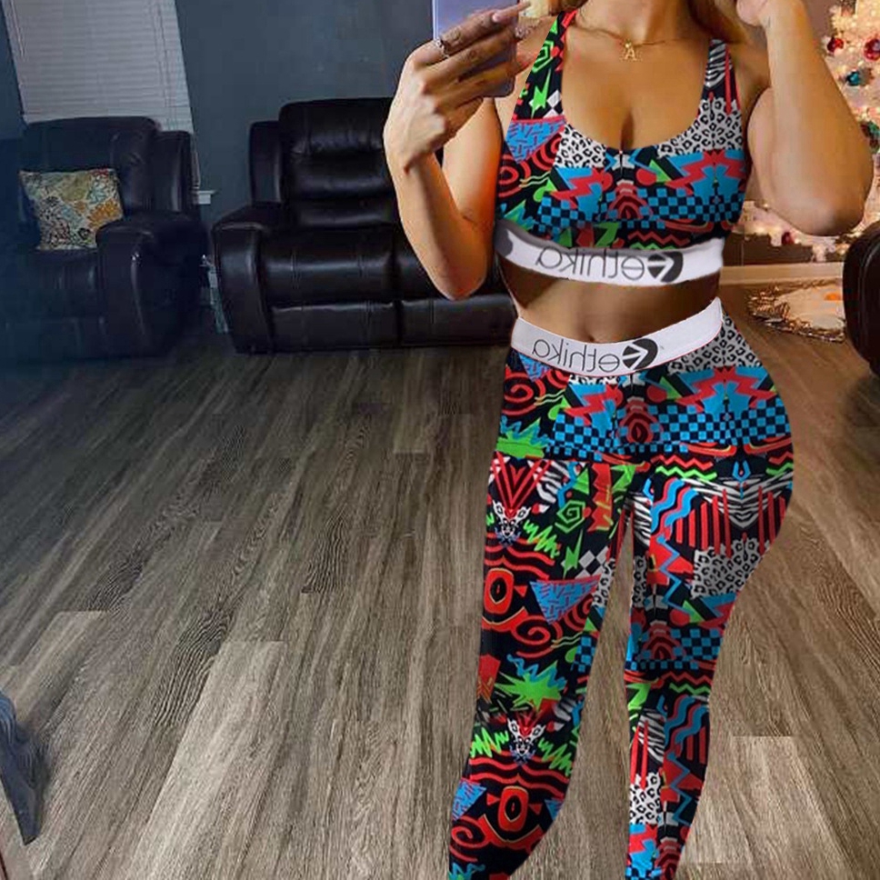 Женский костюм для бега и йоги Ethika, комплект из 2 предметов, длинный подлинный бюстгальтер пуш-ап Ethika, красочные комплекты из настоящего этики, 2021