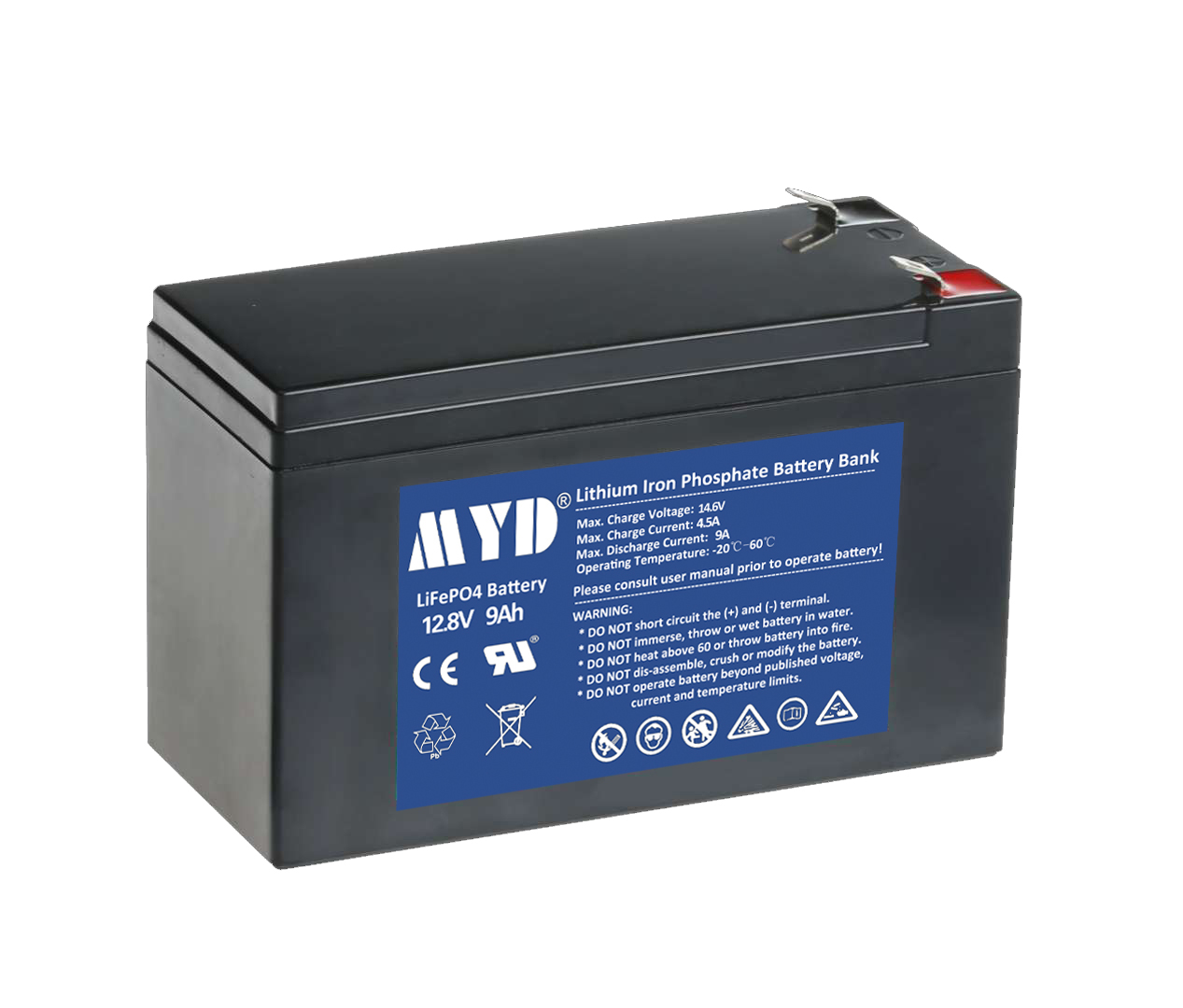 Солнечный аккумулятор 4s3p 12,8 V 9Ah lifepo4 от китайского производителя