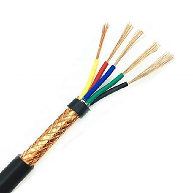 Control cable shielded PVC insulated copper core