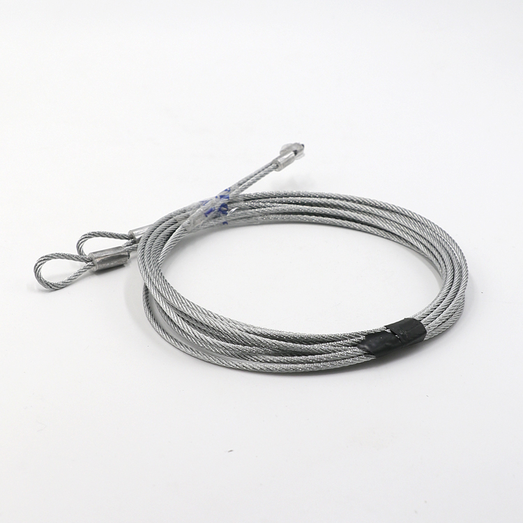 2 Pack Garage Door Cables Torsion Spring Wire 7'' Garage Door Replacement Cable Wire