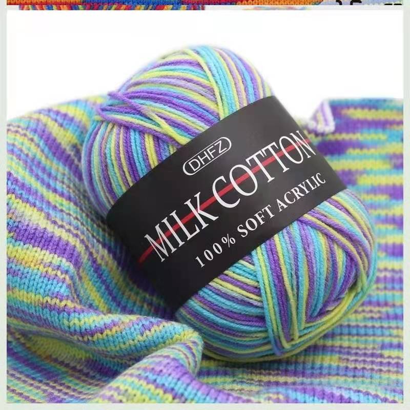 Новый Детский мягкий вязаный крючком ручной вязки, 12s / 3 слоя, 50% акрил, 50% хлопок
