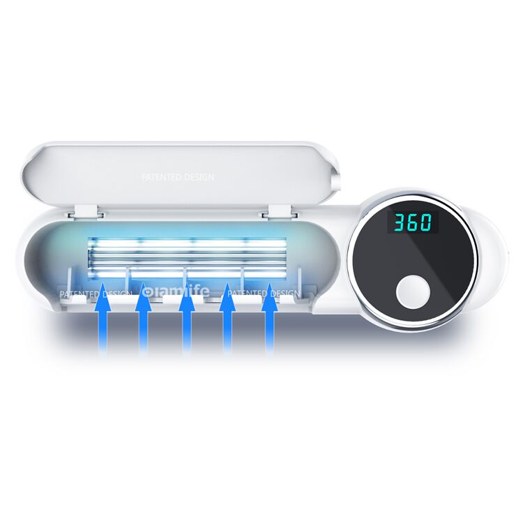 Oral health care UV teeth brush sterilizer UVc toothbrush sanitizer for electric toothbrush