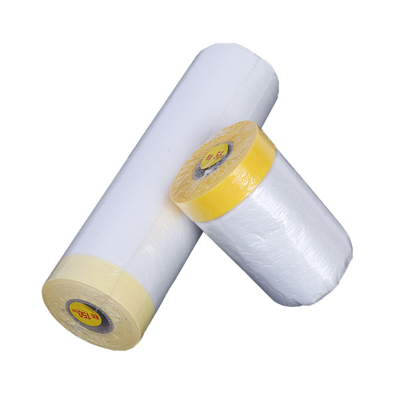 Furniture Protective Indoor Paint Tape Pre Taped Painting Pe Masking Film