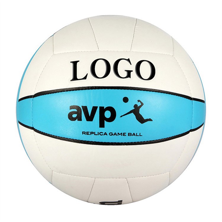 Белого и синего цвета Fivb утвердить Pro ПВХ мужчины Волейбольный мяч