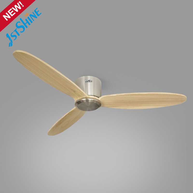 1stshine ventilador de techo reversible de 3 aspas de madera maciza con ahorro de energia decorativo