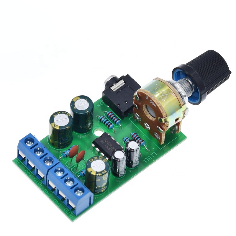 Мини DC 3,7 ~ 12V 5V TDA2822M 2,0-CH стерео аудио усилитель мощности доска 3,5 мм