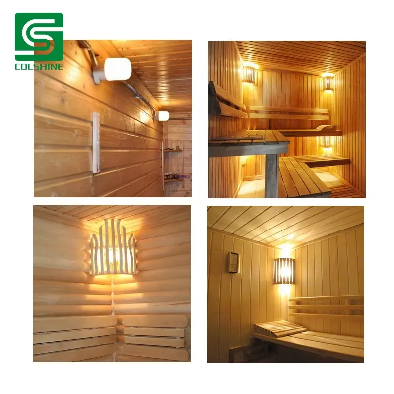 Light For Sauna Sauna Room IP44 Plastic Wall Light For E27 Lamp Bulb