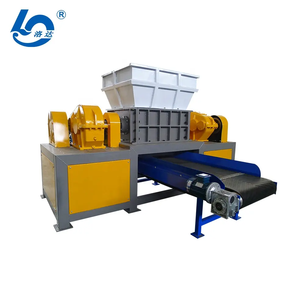 Double Shaft Custom Waste Metal Scrap Shredder And Aluminum Shredder Recycling Machine