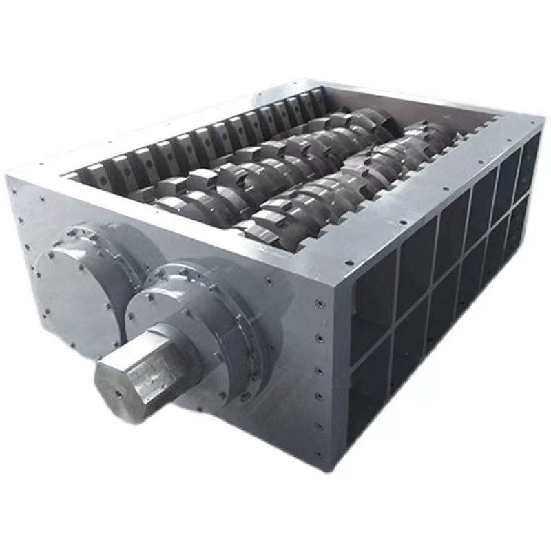 Industrial Single & Double Shaft Shredder Crusher for Plastic Scrap Metal Garbage Wood Iron Drum-Customizable OEM Support