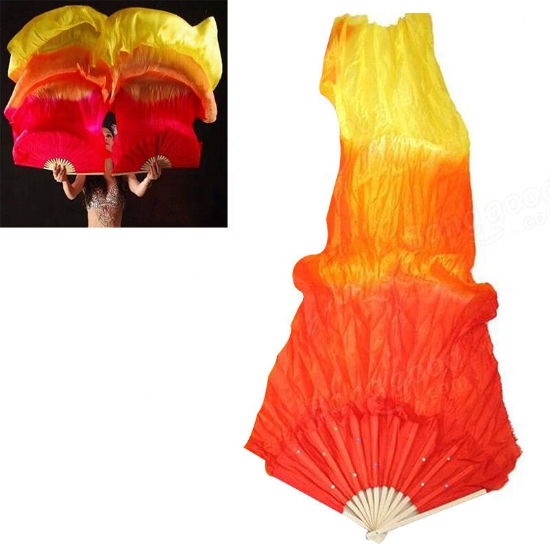 Bestdance Customizabel Belly Dance Silk Fan Head Veil Scarf Shoulder