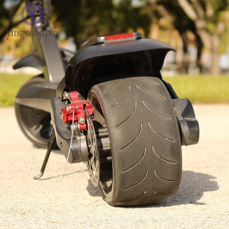 Новейшая модель; Widewheel Жира Шины MX60 скутер электрический 1000W 60V 13Ah двойной мотор электрический скутер