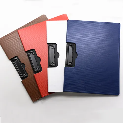 A4 Double Fold Clipboard PP Foam Dual Storage Clipboard