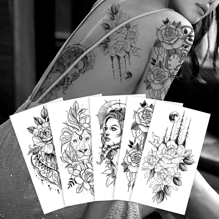 Transfer Tattoo Tattoo Factory High Quality More Than 5000 Different Designs Sticker Tatoo Water Transfer Fake Wholesale Tempora