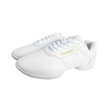 Wholesale white cheerleading shoes for factory price direct sales, competition cheerleading shoes for young women