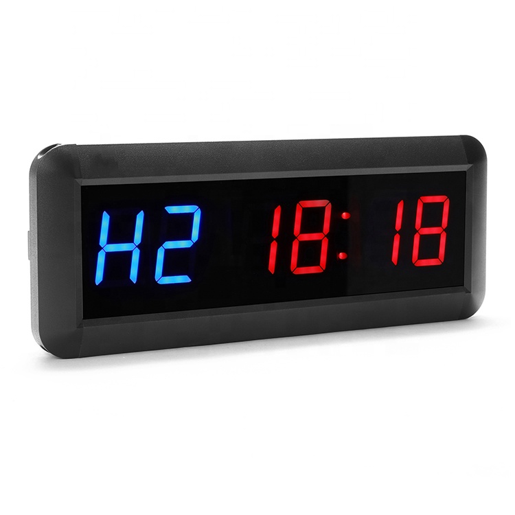 Chinese manufacturer 1.5 inch 6 digit remote control gym led interval timer