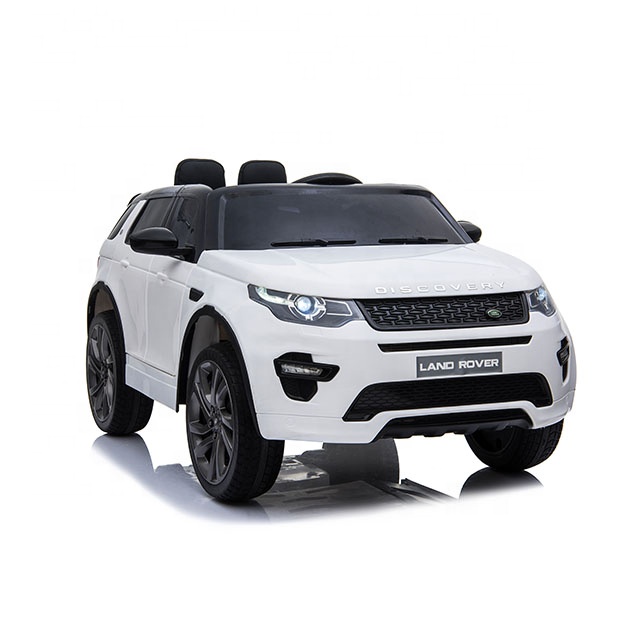Лицензированный Land Rover 12 В, детский автомобиль для катания, игрушечный автомобиль, детские электрические автомобили для детей старшего возраста, два сиденья
