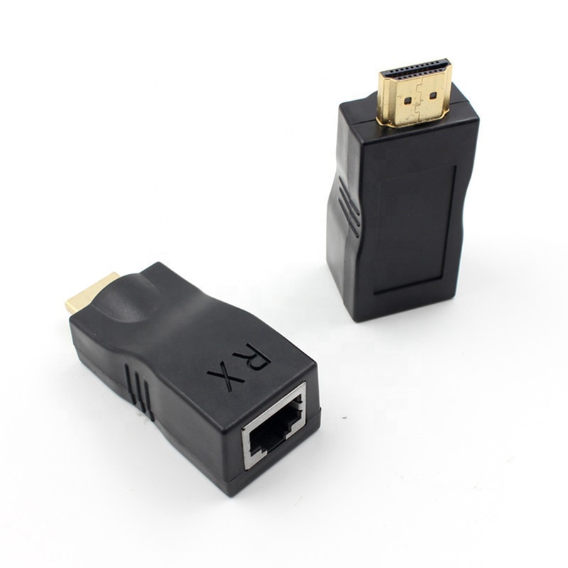 4K HDMI удлинитель Мини RJ45 порты до 30 м HDMI Расширение по CAT 5e/6 UTP LAN Ethernet кабель конвертер для HDTV