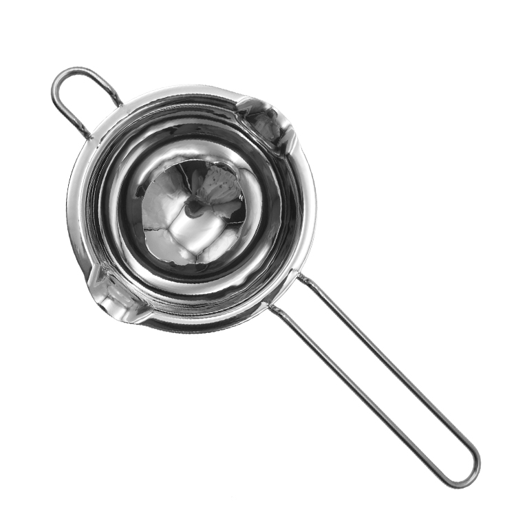 Baking tool for cheese sugar chocolate melted used Stainless steel Chocolate melting bowl with long handle