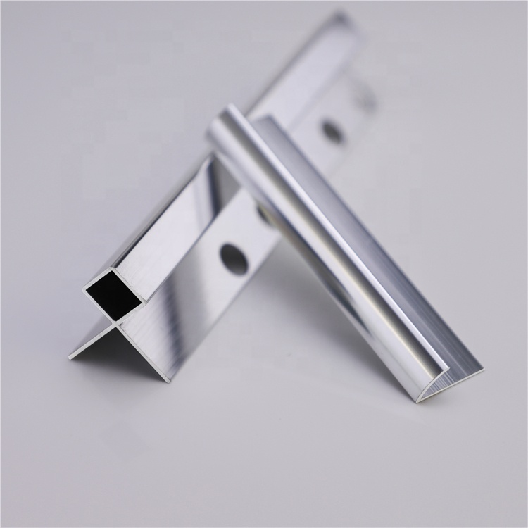 Niu Yuan Free Sample Customized Metal Chrome Aluminum Tile Trim Strips