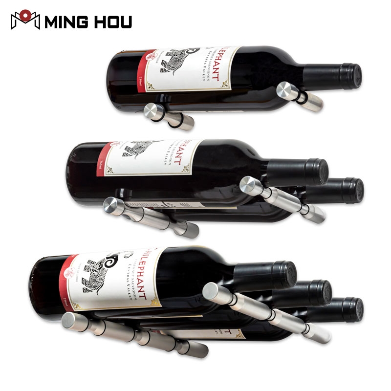 Wholesale High Quality Wine Rack Wall Modular Aluminum Wine Pegs