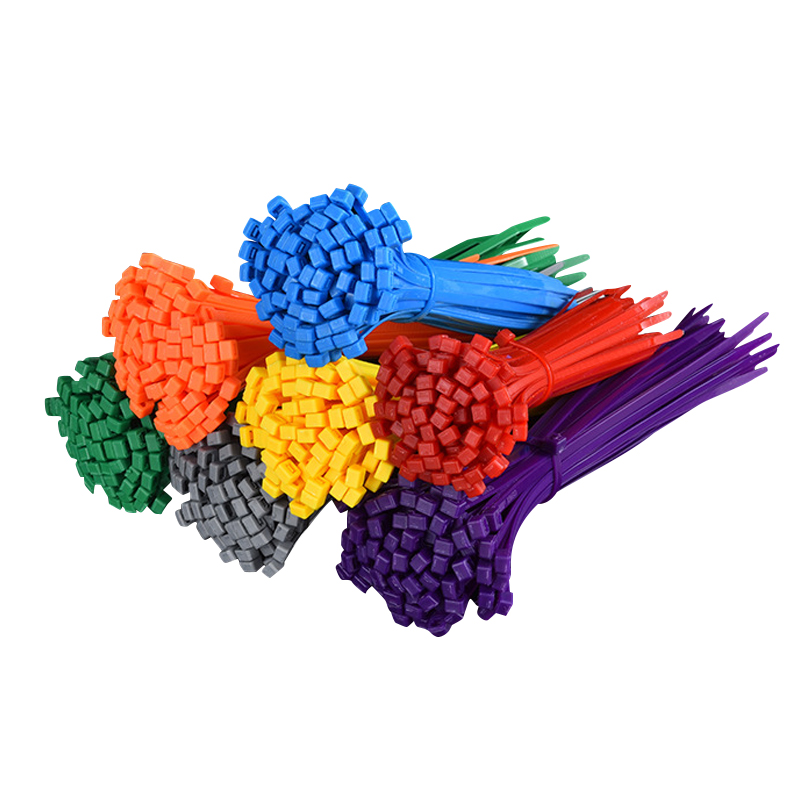 Manufacturers Supply Many Colors Are Available Cable Ties Nylon Plastic Colorful Cable Tie