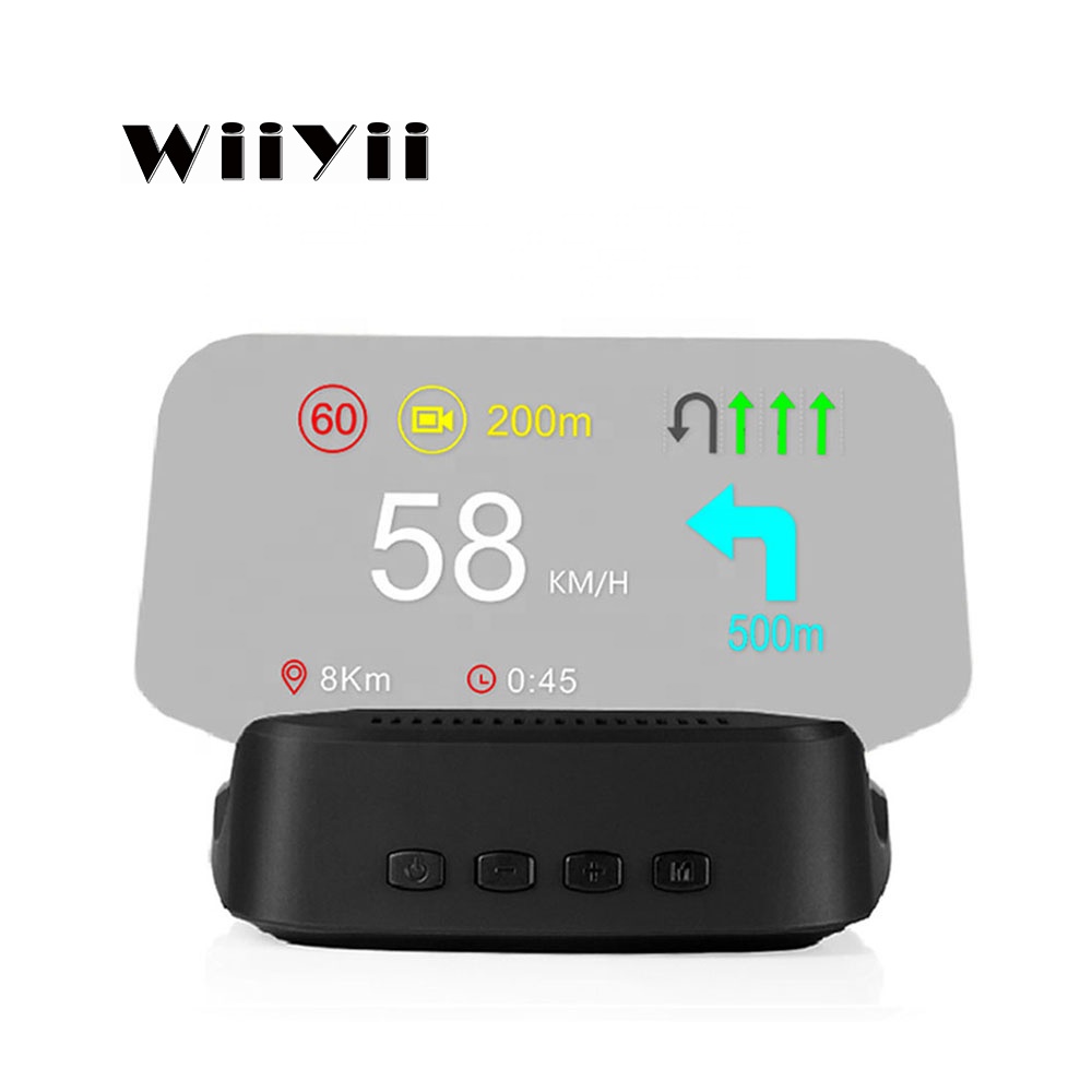 Wiiyii Новый дизайн давления воздуха в шинах автомобильный exploride obd2 GPS светодиодный головной скорости, Регулируемая Подставка дисплея проектор навигации C2 hud-дисплей новый автомобиль сигнализация