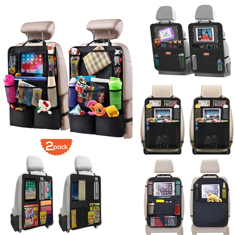 Foldable Car Storage Organizer Box With Pocket Table Tray Back Auto Accessories Kids Organizer 	Backseat Car Back Seat Organizer