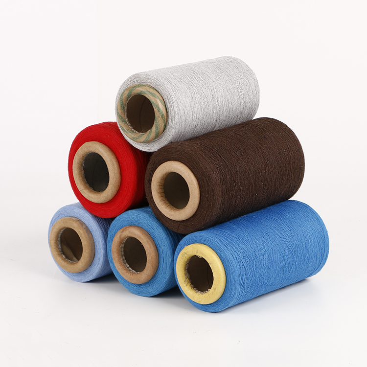 cotton polyester blended recycle yarn