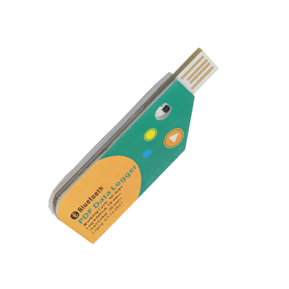 cold chain real time USB temperature humidity data logger pdf disposable temperature humidity sensor recorder