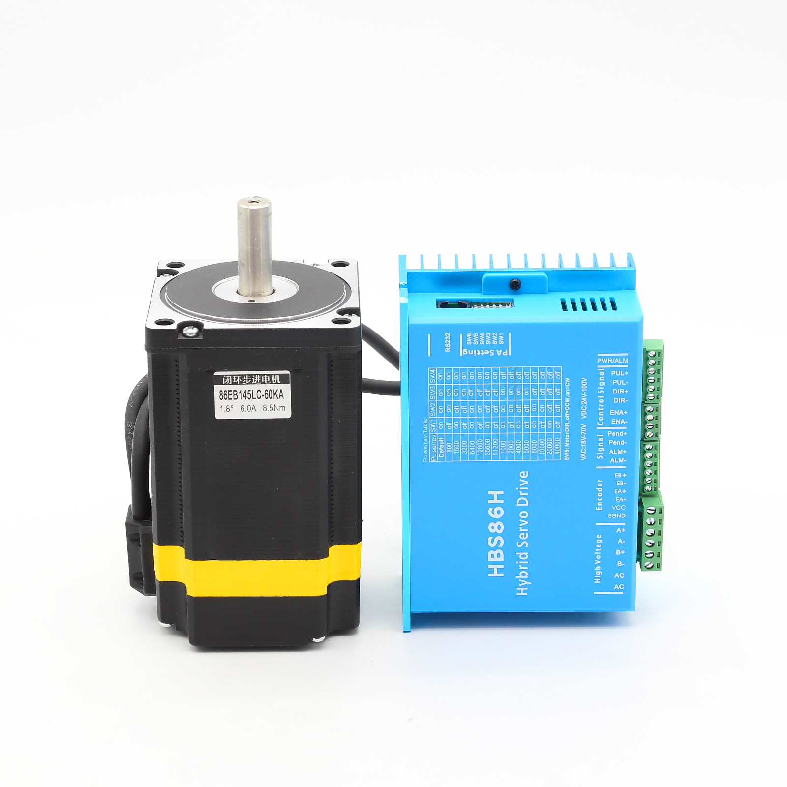 HBS86H closed loop drive 12Nm high speed 1000 line encoding machine
