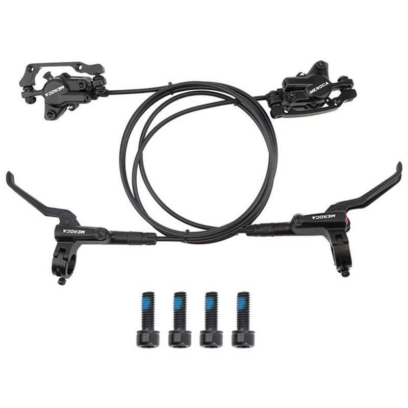 MEROCA 1pc Front or Rear Bicycle Oil Brake MTB Bike Hydraulic Disc Brake Aluminum Alloy Mountain Bike Oil Brake For 160mm Disc
