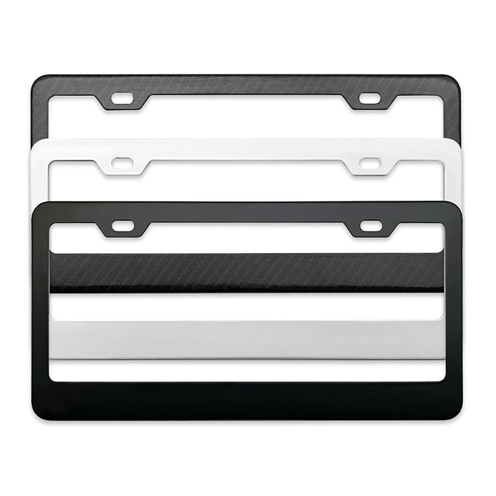 Top Quality USA Stainless steel and Aluminum LIcense Plare Frame Car Number Plate Frame Custom