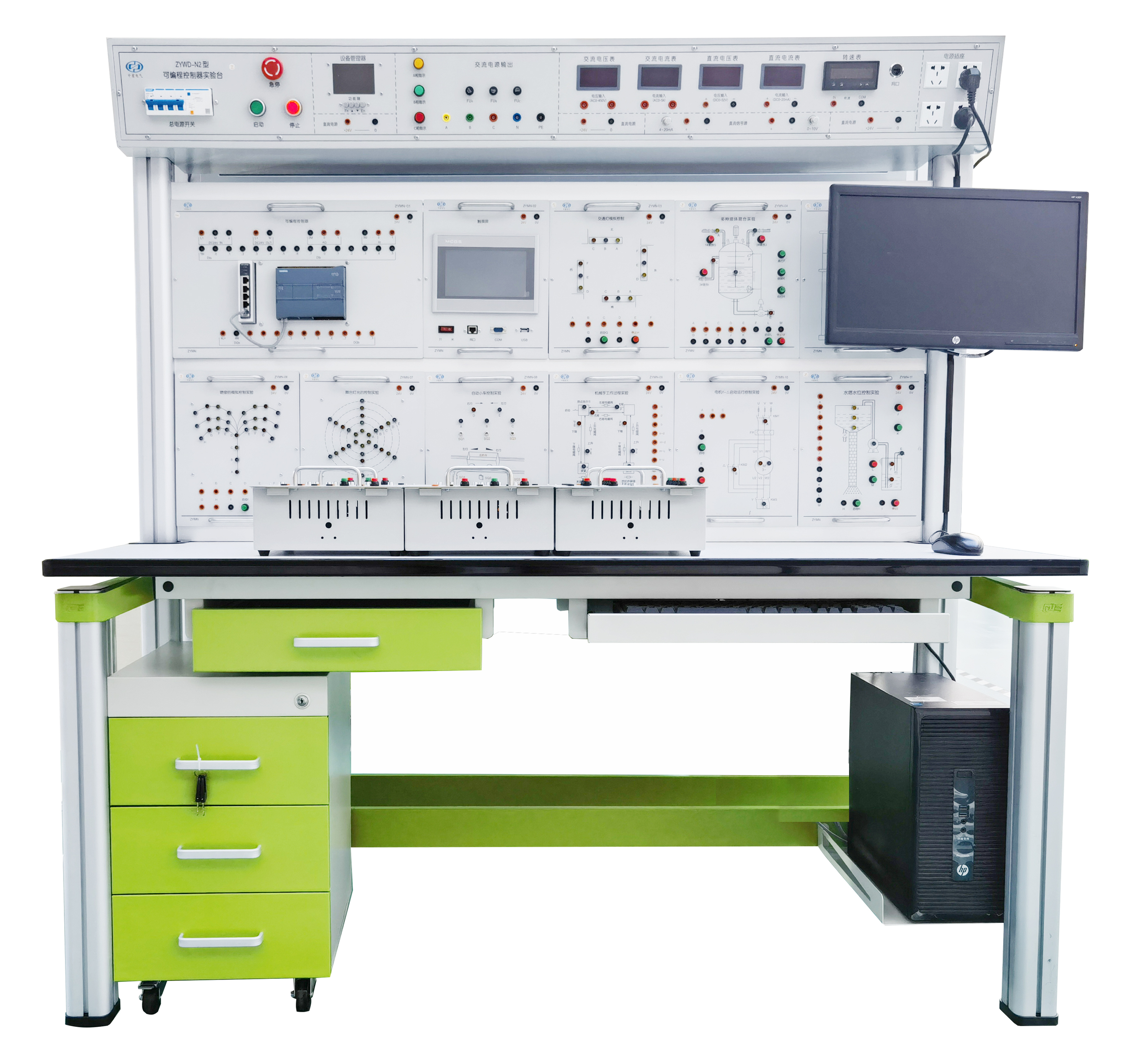 Programmable Control PLC Teaching Demonstration Platform Industrial Control System Debugging Training Device
