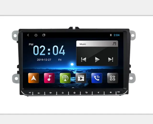2 ГБ + 32 ГБ, 2.5D экран Android 9 4core dvd-плеер для автомобиля для VW/Volkswagen Golf Polo/Tiguan/Passat/b7/b6/сиденье/Леон/Skoda Octavia/GPS