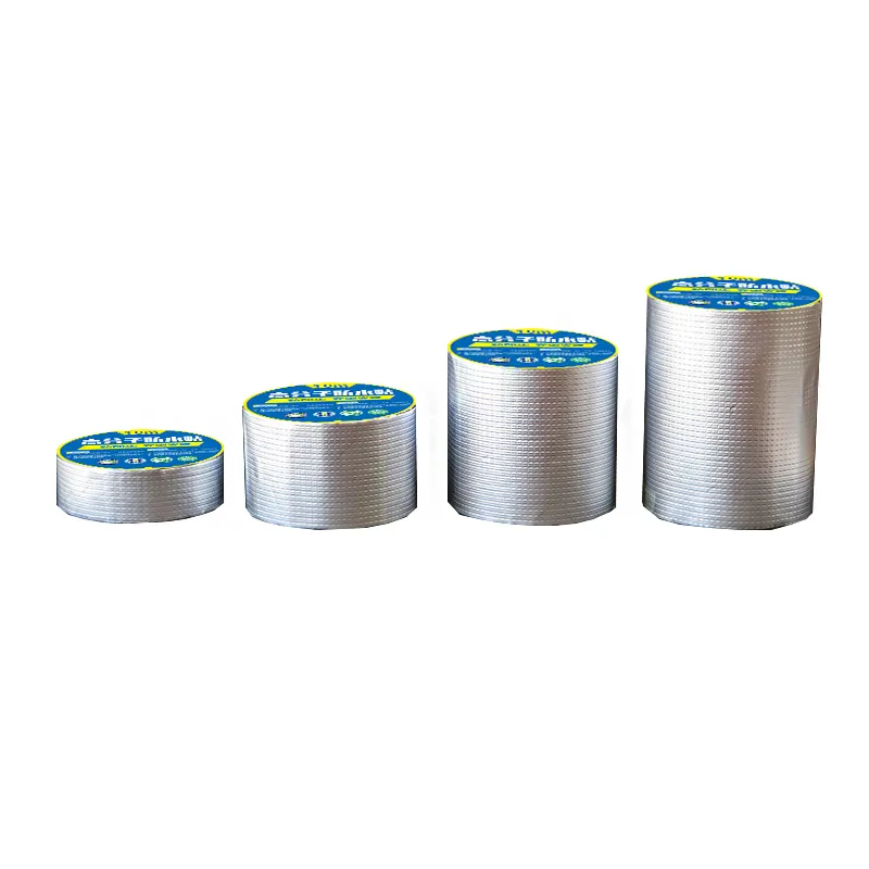 Factory Directly Supply Super Strong Butyl Aluminum Foil Rubber Tape Waterproof For Used In Roof Repair