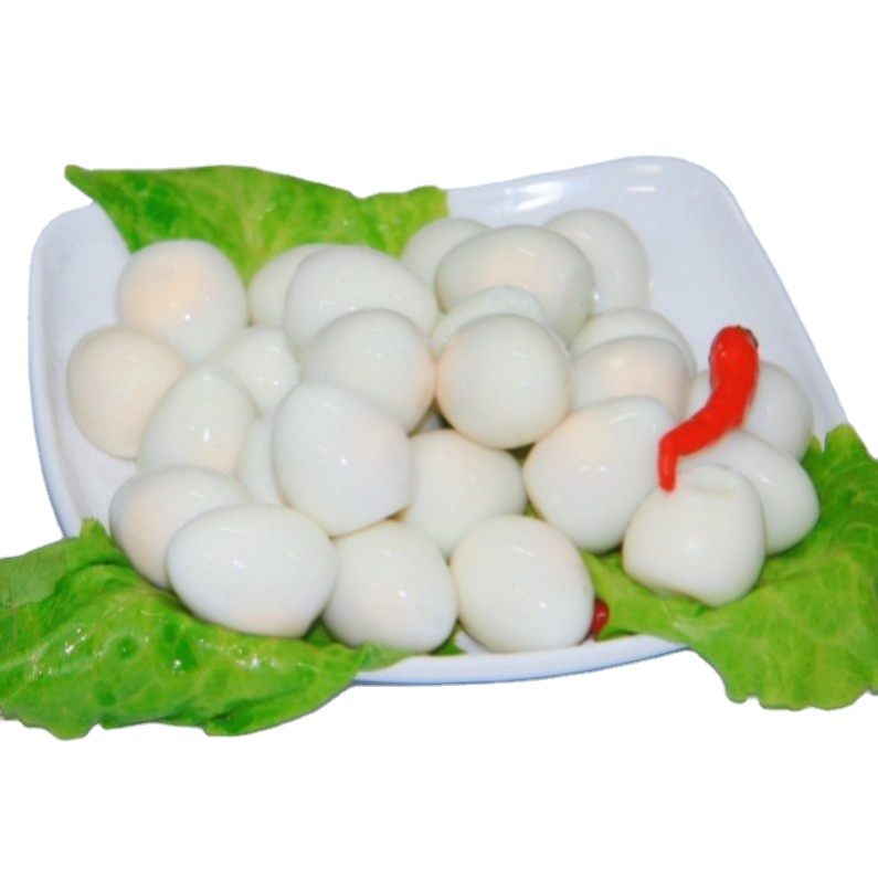 Большая упаковка консервированных продуктов с использованием перепеловых яиц