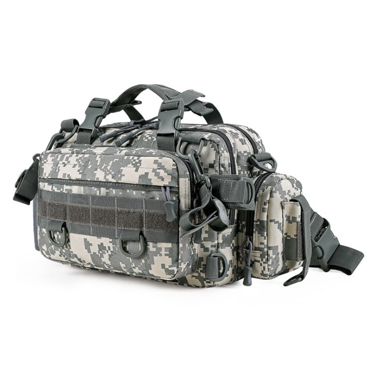 Fishing equipment waist shoulder fly carp bass bait reel wallet outdoor fishing bag backpack waterproof