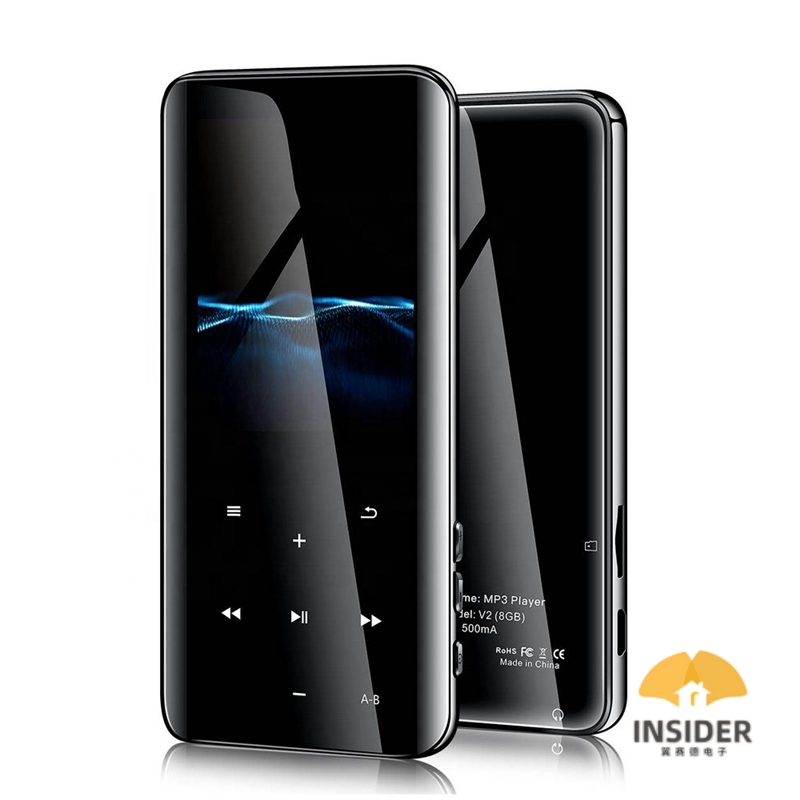 Музыкальный mp3-плеер X2, ЖК-экран 2,4 дюйма, диктофон HiFi без потерь с FM-радио, электронная книга, сенсорный экран с Bluetooth