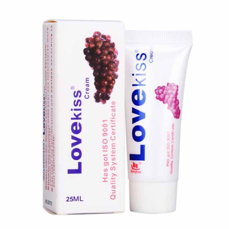 wholesale enhancement Fruit flavored human lubricant love kiss cream