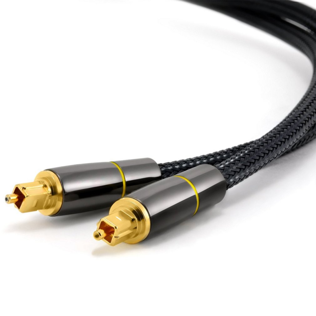 Цифровой оптоволоконный кабель Toslink HIFI 5,1 SPDIF 1 м, 2 м, 8 м, 10 м для ТВ-приставки PS4, провод для динамика, саундбар, усилитель, сабвуфер