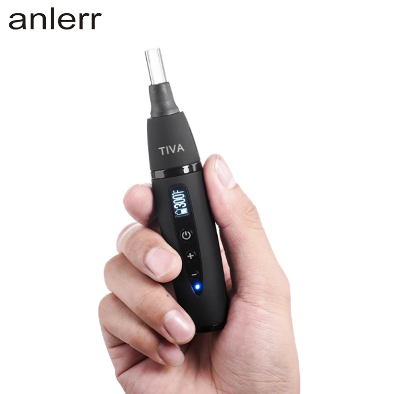 Anlerr 2021 smart electronic dry herb vaporizers tiva portable vapor pen kit vaporizer