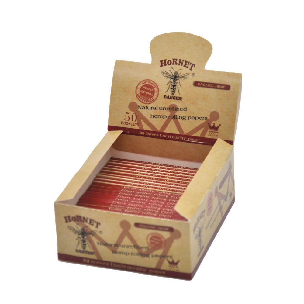 RAW rolling paper cones smoke paper for weed marij HORNET 100 % original nature paper edible