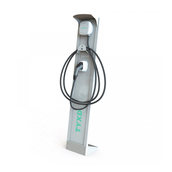 Single Charger Point Pedestal For Charging Stand Station Installation