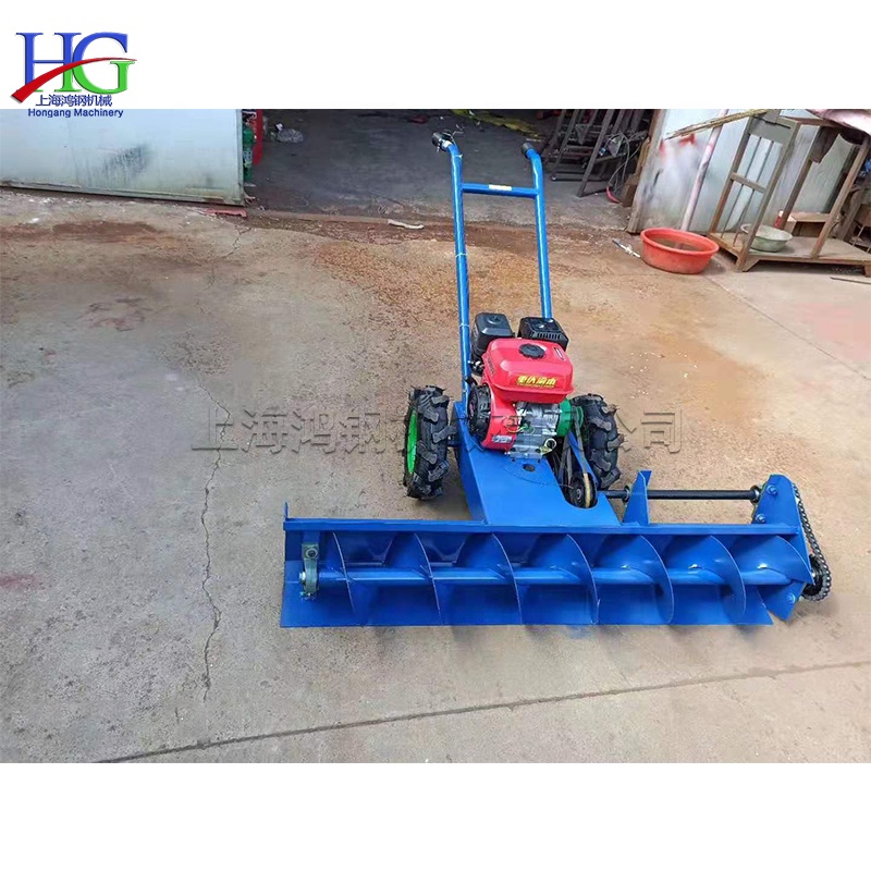 Convenient school snow push machine High flexibility snow clearing equipment 9hm/h efficiency snow sweeper