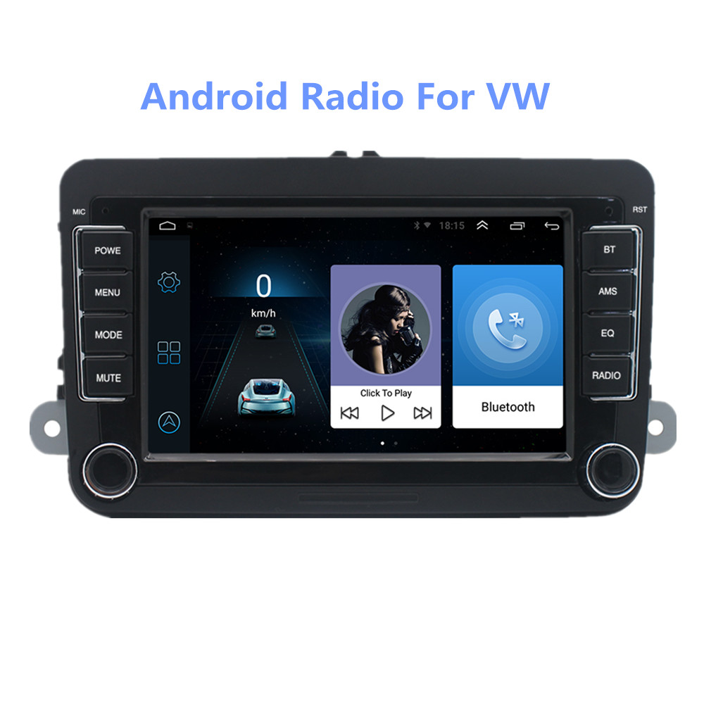 Автомагнитола 2 din с Android, автомобильное радио, аудио, стерео, мультимедиа, GPS, Wi-Fi, навигация для VW auto