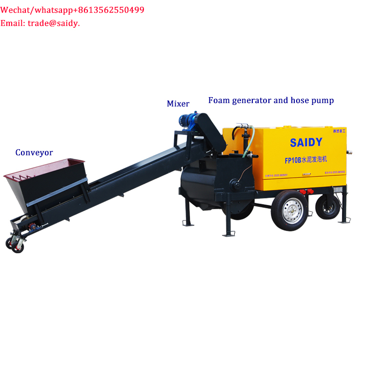 Portable Light Weight Foam Concrete Mixing and Pump Machine for Sale, Foam Concrete Machine, Foam Generator for Concrete