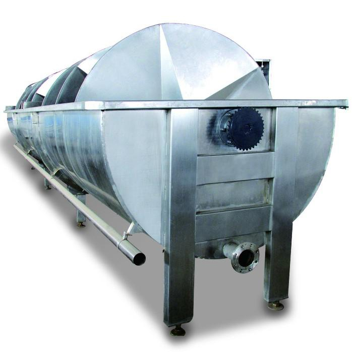 OSSC-2000 Automated slaughterhouses Screw Chiller For Poultry Halal Chicken Butcher Equipment