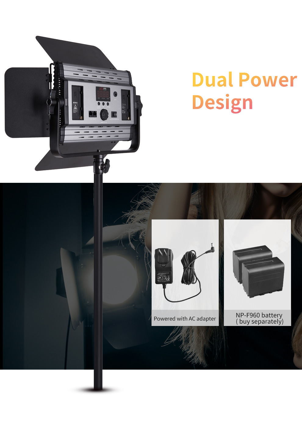 Tolifo Best Selling 60W 360 Colors DMX Youtuber RGB led Video Light For Film Shooting With 2.4G Remote Control