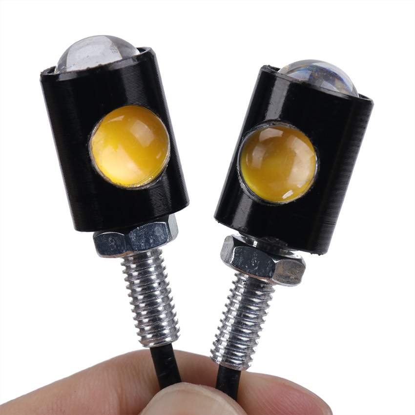 Motorcycle Number License Plate Lights 12 Volt Daytime Running Light Led Waterproof Eagle Eye Brake Lamps motorcycle tail light