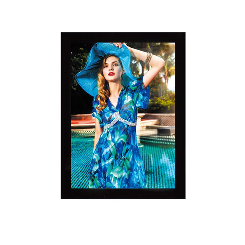Magnetic electronic restaurant menu board aluminum frame advertising ultra-thin led light box